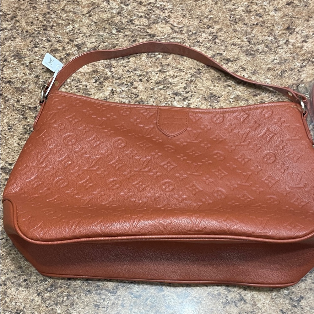NWT Deaigner Inspired Replica Embossed Shoulder Bag
